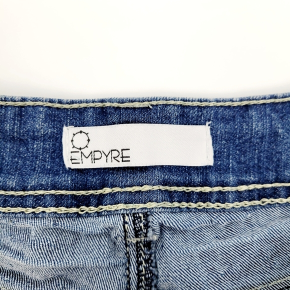 Empyre Distressed Cutoff Jean Shorts - Picture 3 of 5